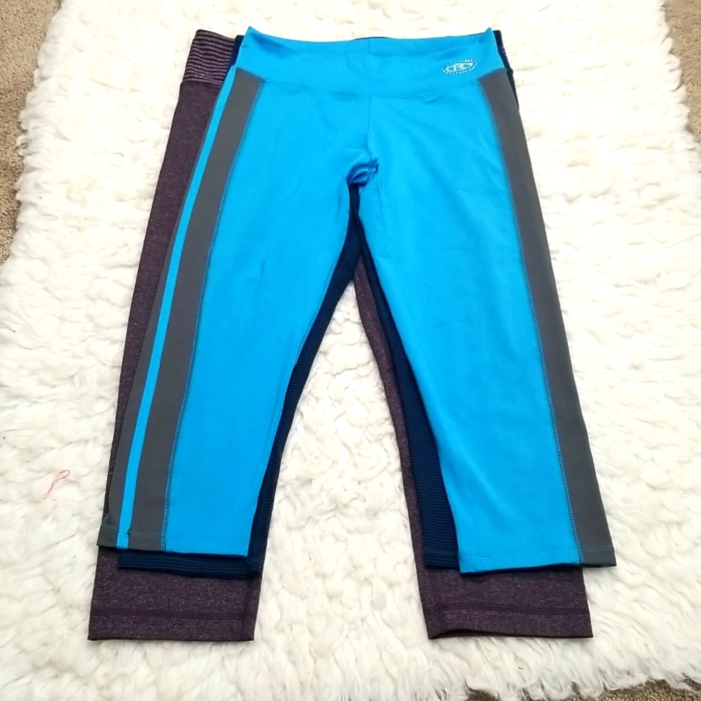 Bundle Three Sport Workout Capris.  S/M
